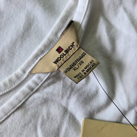 NWT WOOLRICH  White Tank XL - Picture 2 of 3